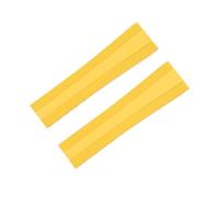 VFEBTSD 22-18mm 24-20mm FKM Soft Nature Fluoro Rubber Watchband Compatible With Breitling Strap For Superocean Navitimer Avenger Bracelet(Yellow,Gold buckle,24-20mm)