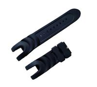 VFEBTSD 26mm Black Blue Rubber Watch Strap Compatible With Invicta Reserve Venom 0361 53.7 Mm 6051 24258 Watchband Bracelet Comfortable Accessories(Black)