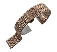 VFEBTSD 316 Stainless Steel Bracelets Watchband Compatible With Tissot T 1853 Silver Rose Golden Watch Strap Women Men(Rosegold,18mm)
