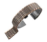 VFEBTSD 316 Stainless Steel Bracelets Watchband Compatible With Tissot T 1853 Silver Rose Golden Watch Strap Women Men(Silver Rosegold,14mm)
