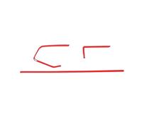 VFEBTSD Compatible With 3Pcs/set RHD Inner Console Center Dashboard Frame Strip Trim Red Compatible With Civic 10th 2016 2017 2018 2019 2020 2021