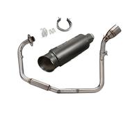 VFEBTSD Compatible With Benelli TNT125 TNT135 16-22 Full Set System Motorcycle Modify Front Link Pipe Stainless With DB Killer(TYPE-G)