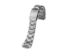 VFEBTSD Compatible With Casio 3299 AE1200/1300/1500 AE-1200 AE-1200wh AE-1300 Solid Stainless Steel Strap 18mm Fine MetalCompatible With Case Wristband(Silver strap)