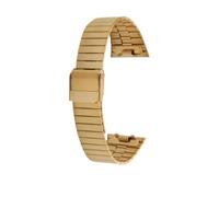 VFEBTSD Compatible With Citizen ANA-DIGI Star River Warship Strap Small Block JG2103 JG2101 JG2105 Retro Watch Band Chain Bracelet Watchband 18mm(Gold)
