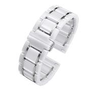 VFEBTSD Compatible With Huawei NEW GT5 Bracelet Smart WATCHGT5 Pro Ceramic Strap GT Ultimate Fashion Watch Chain Men Women GT4/GT3 Wristband 20 22mm(4110 white silver,For GT5 PRO 42mm)