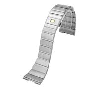 VFEBTSD Compatible With Omega Double Eagle Steel Strap Constellation Series Bracelet Men's And Women's Watch Band Metal Accessories 17MM 23MM 25MM(Silver,23mm)