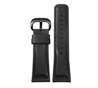 VFEBTSD For Watch Strap Compatible With Sevenfriday S2 / P3 / M2 Ltalian Leather Men's Brown Black Red Green Watch Band 28mm(Black-silver)