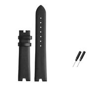 VFEBTSD Leather Watch Strap Compatible With Versus Vspci5621 Sci070016 Sweat-Proof Concave Watchband Accessories 18mm(Black-None)