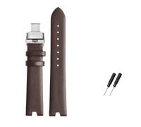 VFEBTSD Leather Watch Strap Compatible With Versus Vspci5621 Sci070016 Sweat-Proof Concave Watchband Accessories 18mm(Brown-steel-B)