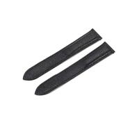 VFEBTSD Litchi Leather Strap Is Suitable Compatible With Cartier London Solo Series WSTA0029 WSTA0030 23mm For Men And Women(Black no buckle,17mm)