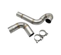 VFEBTSD Motorcycle Adventure Sistemas Modification 51mm Stainless Steel Middle Section Compatible With Benelli TRK 502 2016-2018
