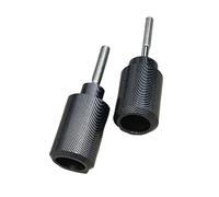 VFEBTSD Motorcycle Black Carbon No Cut Frame Sliders Crash Falling Protection Compatible With Yamaha CBR600 F4 F4i 1999-2006(Carbon Look)