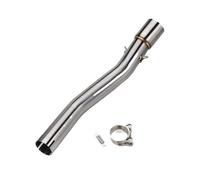 VFEBTSD Motorcycle Modified Stainless Steel Middle Link Pipe Slip On Compatible With Voge 500 500AC 525