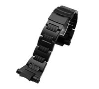 VFEBTSD Plastic Watchband Compatible With Casio GW-A1100FC GW-A1000 GW-4000 GA-1000 Watch Strap Mens Sport Wristwatches Bracelet(Black-black buckle)