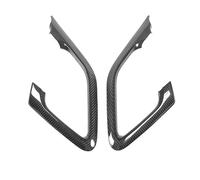 VFEBTSD Real Carbon Fiber Car Inner Door Handle Armrest Window Glass Lift Switch Frame Cover Trim Accessory Compatible With Nissan GTR R35 2008-2016