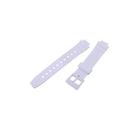 VFEBTSD Resin Watch Band Compatible Compatible With Casio Sports Electronic Watch LRW-250 Women's White Rubber Strap Belt Buckle Accessories