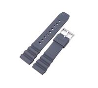 VFEBTSD Silicone Sport Strap Compatible With Seiko Prospex Series Turtle Waterproof Diving Men Rubber Replacement Band Watch Accessories(Grey silver,22mm)