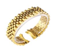 VFEBTSD Solid Stainless Steel Watch Accessories Band Compatible With Rolex DATEJUST DAY-DATE OYSTERPERTUAL DATE 904L Bracelet 17mm 20mm 21mm(Gold 5,20mm)