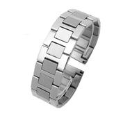 VFEBTSD Stainless Steel Watchband Compatible With Solo Santos Compatible With Cartier Bracelets Men Women Solid Watch Strap Accessories(22mm-width)