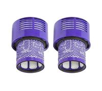 VFEBTSD Washable Filter Unit Replacement Compatible With V10 Sv12 Cyclone Animal Absolute Total Clean Cordless Vacuum Cleaner Fits Spare Parts(2pcs)