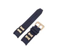 VFEBTSD Watch Accessories Men Rubber Watch Band With 26mm Belt Buckle Compatible With Invicta Pro Diver Outdoor Sports Silicone Strap(Gold buckle)