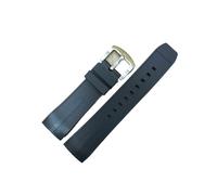 VFEBTSD Waterproof Watchbands Soft Rubber Silicone Watch Strap Compatible With TAG HEUER 22mm Curved End Special Bracelet Green Yellow Red(Black-silver)