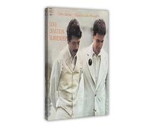VFETGD Carlos Santana & John McLaughlin - Love, Devotion Surrender Canvas Poster Wall Art Decor Print Picture Paintings for Living Room Bedroom Decoration 16x24inch(40x60cm)