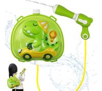 VFFNFF 2000ml Water Gun Backpack for Kids Cartoon Soaker Squirt Gun Water Blaster with Large Capacity Tank Adjustable Straps Toy for Summer Pool Beach Sand Toys Gifts for 3+ Years Boys Girls