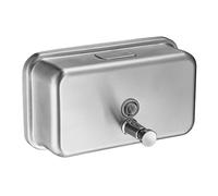 VFfotO 304 Stainless Steel Horizontal 1200ml Gold Brushed Black Hotel Hand Sanitizer Bottle Toilet Wall Mounted Soap Dispenser (Brushed 1200ml)
