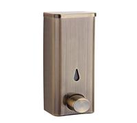 VFfotO 304 Stainless Steel Kitchen Wall Mounted Soap Dispenser, Bathroom Hand Wash Bottle, Hotel Press Type Soap Dispenser (bronze)