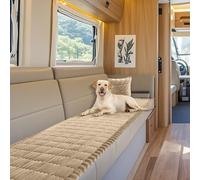 VFGFDJNDFX Thickened Corduroy Caravan Sofa Cover, Soft Non-Slip Rv Dinette Cushion Covers, Furniture Protector for Travel Trailer Camper Living Room (Serene Coffee,90 * 70cm)
