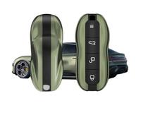 VFKJGNcgfb Car Key Case Shell Housing Compatible for Xiaomi SU7 Paint Same Key Cover Modified Decorative Green Accessories(Olive Green)