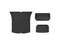 VFKJGNcgfb Front And Back Trunk Mat Compatible for Tesla Model Y 2021-2024 TPE Carpet Weather-resistant Pads Up And Down Layer Mats(3in1 Full Set)
