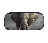 VFKLT 3D Elephant Pencil Case Portable Pencil Pouch Pen Bag Pencil Bag Makeup Bag Storage Bag Pencil Box Cosmetic Bag for Women Men Office