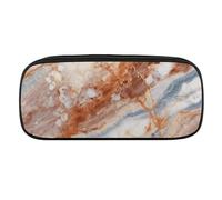 VFKLT Marble Pencil Case Portable Pencil Pouch Pen Bag Pencil Bag Makeup Bag Storage Bag Pencil Box Cosmetic Bag for Women Men Office