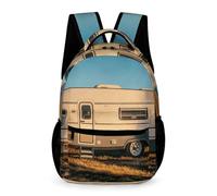 VFKLT You Make Me Happy Camper Trailer Backpack for Women Men Lightweight Laptop Backpack Purse Travel Casual Daypack, You Make Me Happy Camper Trailer, One Size, Rucksack Backpacks