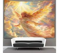 VFKLZCNYR 3D Angels Print Wall Blanket Home Decoration Bedding Poster Wall Art Tapestry Tapestry Wall Hanging Soft Polyester for Bedroom Living Room Dorm Home Decorations 130cmx150cm