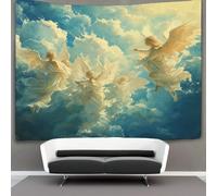 VFKLZCNYR 3D Angels Print Wall Blanket Home Decoration Bedding Poster Wall Art Tapestry Wall Hanging Tapestries Soft Polyester for Unisex Children Bedroom/Living Room/Dorm/Curtain 180cmx230cm