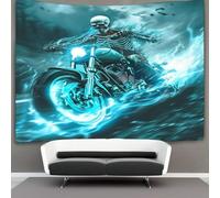 VFKLZCNYR 3D Dirt Bike Print Wall Blanket Home Decoration Bedding Poster Wall Art Tapestry Tapestry Wall Hanging Soft Polyester for Kids Boys Girls Bedroom Living Room 130cmx150cm