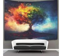 VFKLZCNYR 3D Life Tree Print Wall Blanket Home Decoration Bedding Poster Wall Art Tapestry Tapestries Wall Hanging Soft Polyester for Unisex Children Bedroom/Living Room/Dorm/Curtain 150cmx200cm