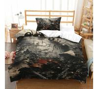 VFKLZCNYR 3D Printed Duvet Cover Set Ants Microfiber Comforter Cover with Hidden Zipper with Pillow Case Bedding Cover for Kids Boys Girls Adult Single（135x200cm）