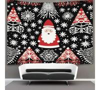 VFKLZCNYR 3D Santa Claus Print Wall Blanket Home Decoration Bedding Poster Wall Art Tapestry Wall Hanging Tapestry Soft Polyester for Kids Boys Girls Bedroom Living Room 130cmx150cm