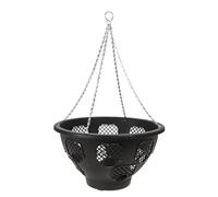 VFM - 14" Hanging Basket Gardening Tools Accessories, Garden Work Hand Tools Durable Garden, Ideal for Gardening - 40cm Black