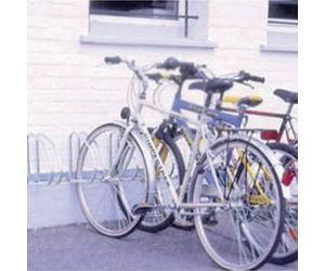 VFM Aluminium Wall/Floor Mounted 4-Bike Cycle Rack 320079