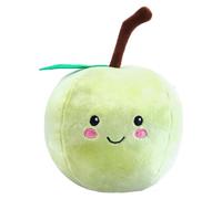 VFM - Apple Soft Toy Food Themed Cute Plush Cuddly Yummy Soft Fluffy Stuffed Toy Plush Toy Cute Stuffed Plushie, Gifts for Birthday, Valentine's Day Christmas - 16cm Green