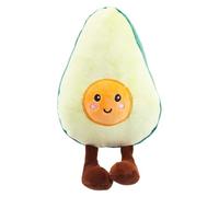 VFM - Avocado Soft Toy Food Themed Cute Plush Cuddly Soft Fluffy Stuffed Toy Plush Toy Cute Stuffed Plushie, Gifts for Birthday, Valentine's Day Christmas - 16cm Multi-Coloured