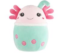 VFM - Axolotl Soft Toy Animal Plush Fluffy Cuddly Soft Plushie Stuffed Toy Plush Toy Cute Stuffed Plushie, Gifts for Birthday, Valentine's Day Christmas - 18cm Multi-Coloured