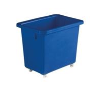 Slingsby Bottle Skip VFM 328217 Blue swivel castor 405 x 610 x 560 mm