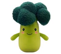 VFM - Broccoli Soft Toy Food Themed Cute Plush Cuddly Yummy Fluffy Stuffed Cute Stuffed Plushie, Gifts for Birthday, Valentine's Day Christmas - 27cm Multi-Coloured