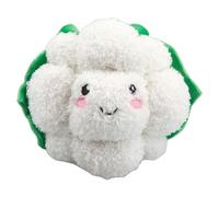 VFM - Cauliflower Soft Toy Food themed Cute Plush Cuddly Fluffy Stuffed Toy Plush Toy Cute Stuffed Plushie, Gifts for Birthday, Valentine's Day Christmas - 16cm Multi-Coloured